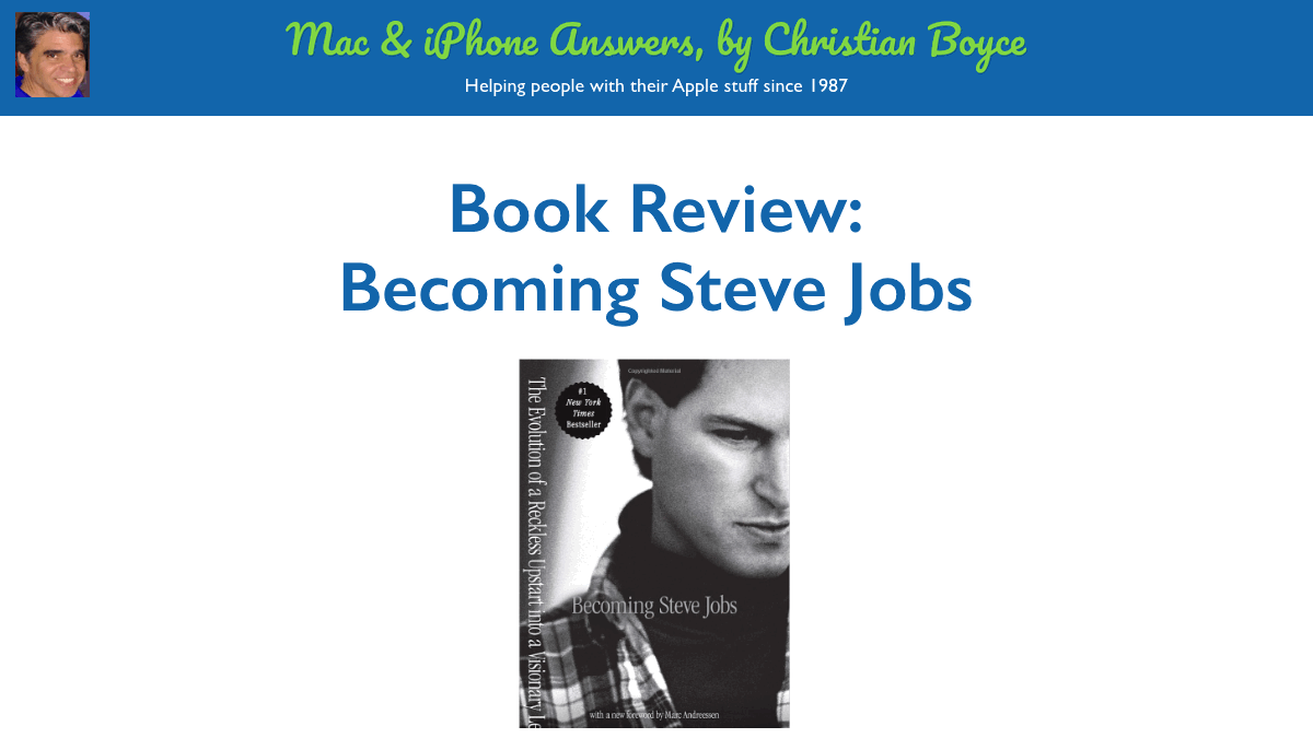 book review steve jobs