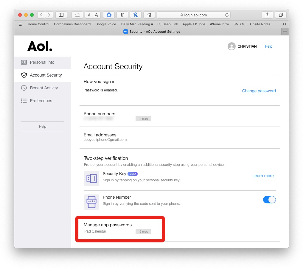 How to get your AOL calendar onto your iPhone and iPad by Christian Boyce