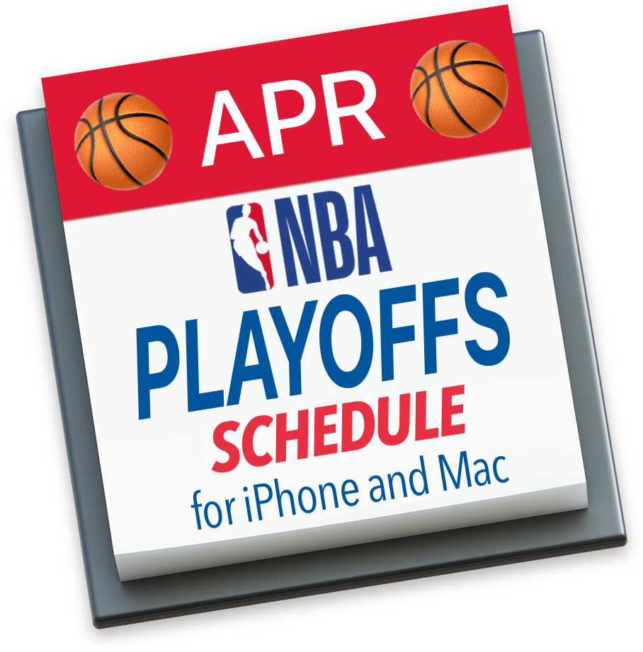 NBA Playoffs Schedule for iPhone and Mac by Christian Boyce