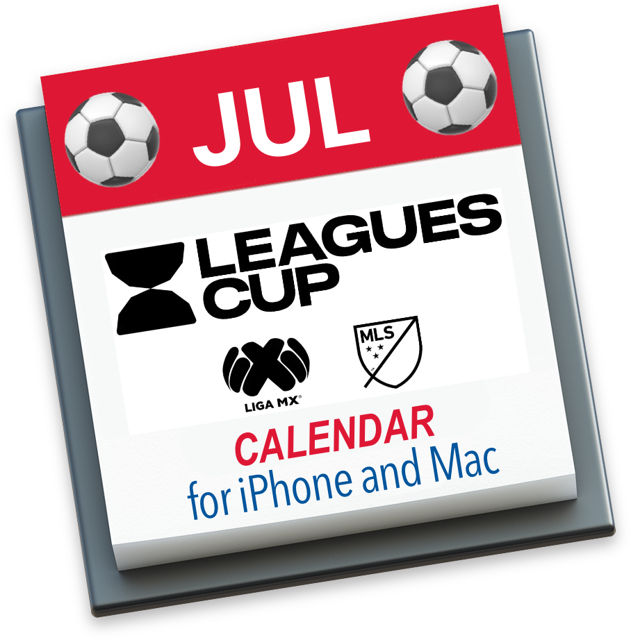 Leagues Cup Soccer Tournament Schedule for iPhone, iPad, and Mac